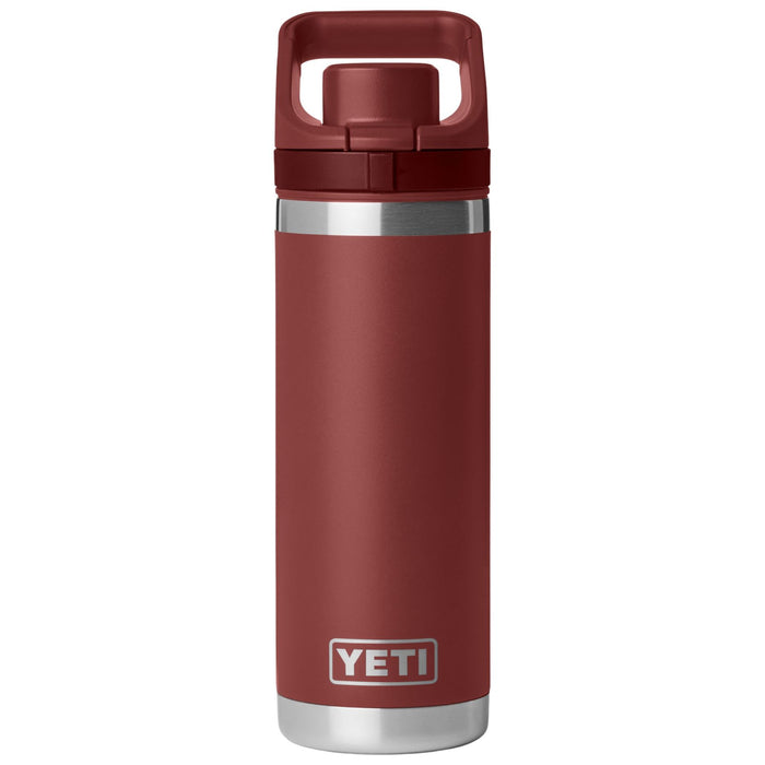 YETI Rambler 18 oz Water Bottle with Flip Chug Cap Stag Red Image 01