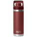 YETI Rambler 18 oz Water Bottle with Flip Chug Cap Stag Red Image 01