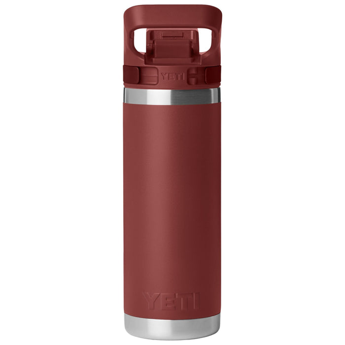 YETI Rambler 18 oz Water Bottle with Flip Chug Cap Stag Red Image 02