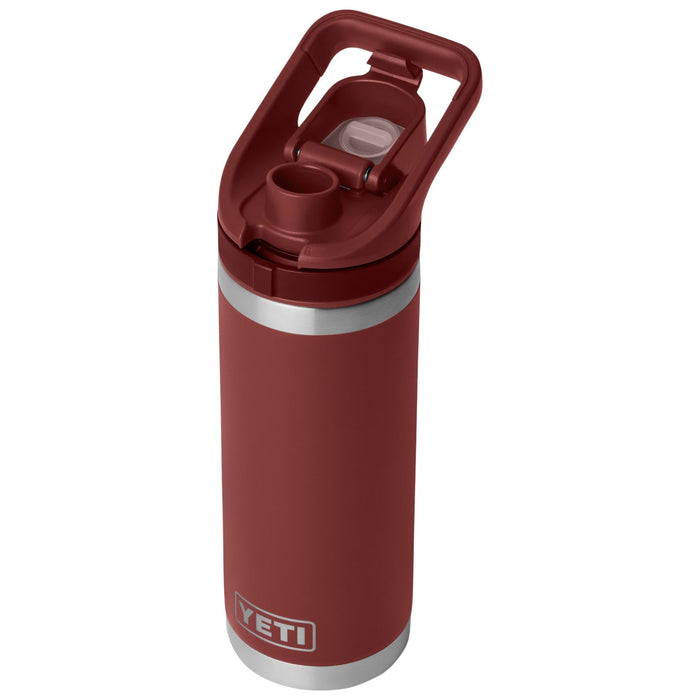 YETI Rambler 18 oz Water Bottle with Flip Chug Cap Stag Red Image 04