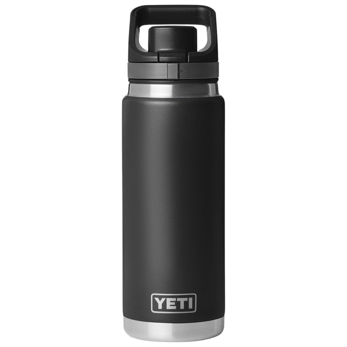 YETI Rambler 26 oz Water Bottle with Flip Chug Cap Black Image 01