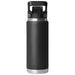 YETI Rambler 26 oz Water Bottle with Flip Chug Cap Black Image 02
