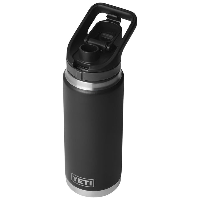 YETI Rambler 26 oz Water Bottle with Flip Chug Cap Black Image 03