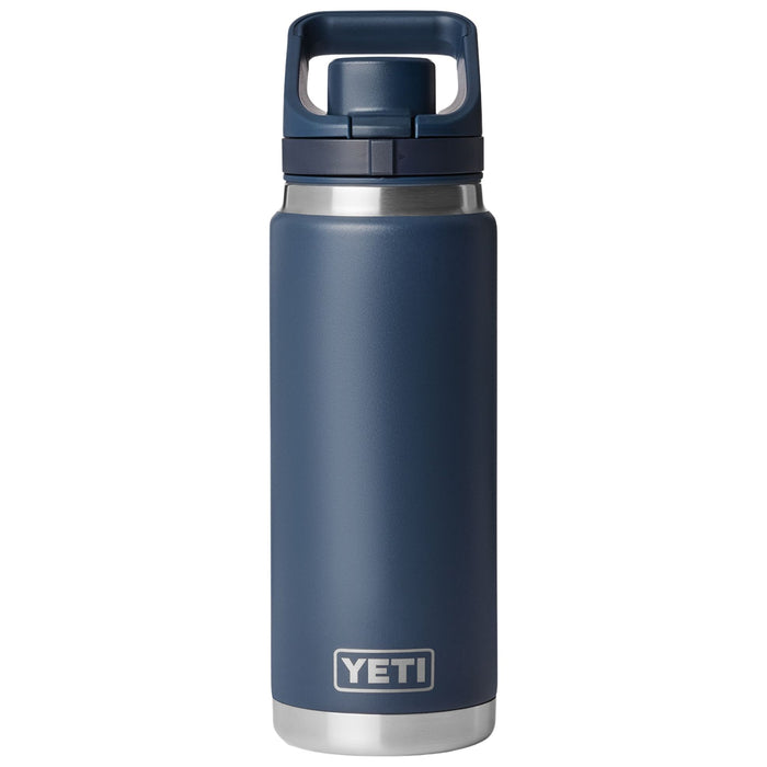 YETI Rambler 26 oz Water Bottle with Flip Chug Cap Navy Image 01