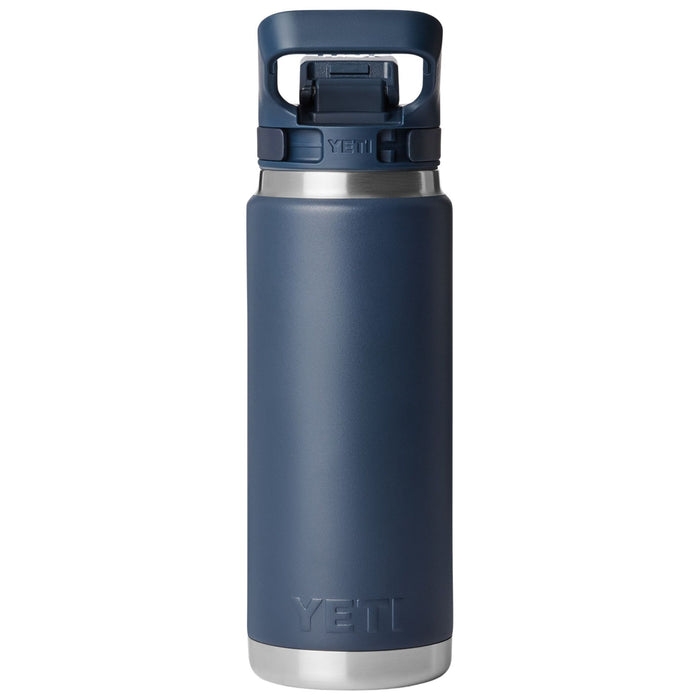 YETI Rambler 26 oz Water Bottle with Flip Chug Cap Navy Image 02