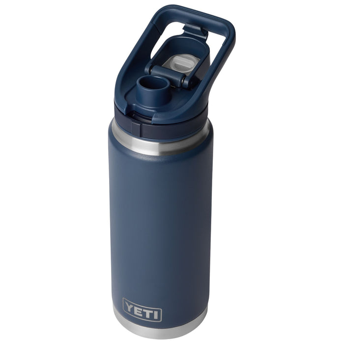 YETI Rambler 26 oz Water Bottle with Flip Chug Cap Navy Image 03