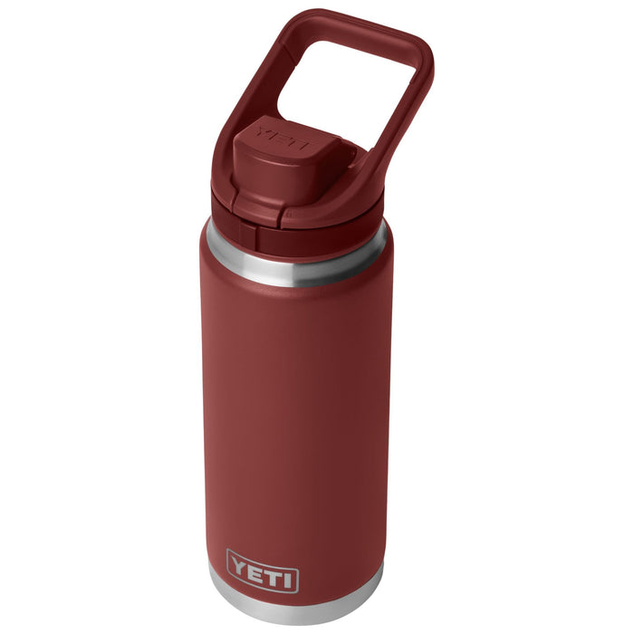 YETI Rambler 26 oz Water Bottle with Flip Chug Cap Stag Red Image 04