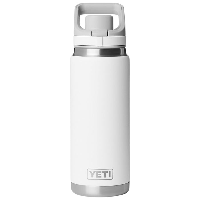 YETI Rambler 26 oz Water Bottle with Flip Chug Cap White Image 01