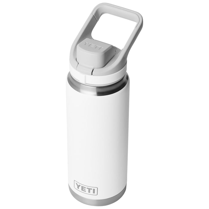 YETI Rambler 26 oz Water Bottle with Flip Chug Cap White Image 04