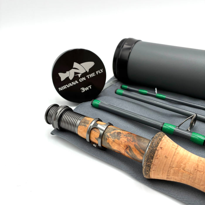Used Rod - Nirvana Moksha 7'6" 3wt - Fly Rod