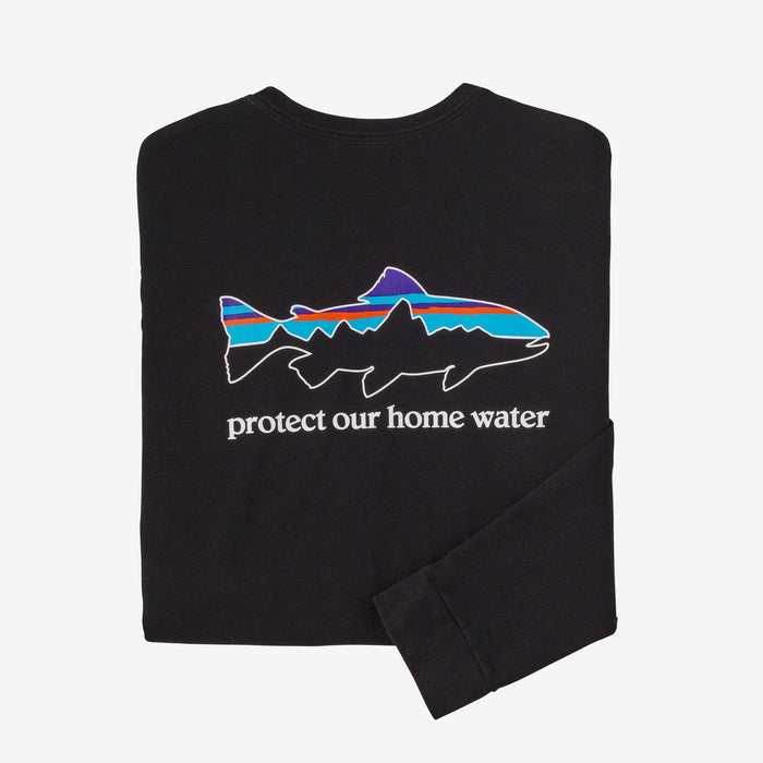 Patagonia Mens Home Water Trout Longsleeve Responsibili Tee Sale