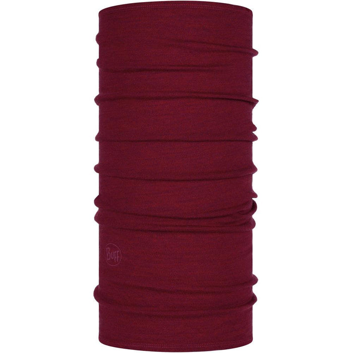 Buff Merino Midweight Multifunctional Neckwear Melange Tibetan Redan Red