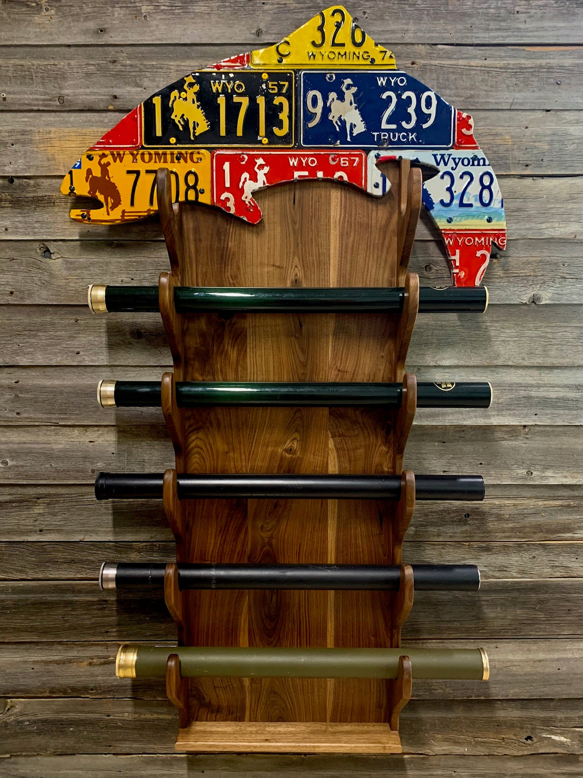 Custom Trout Rod Rack - Walnut — TCO Fly Shop