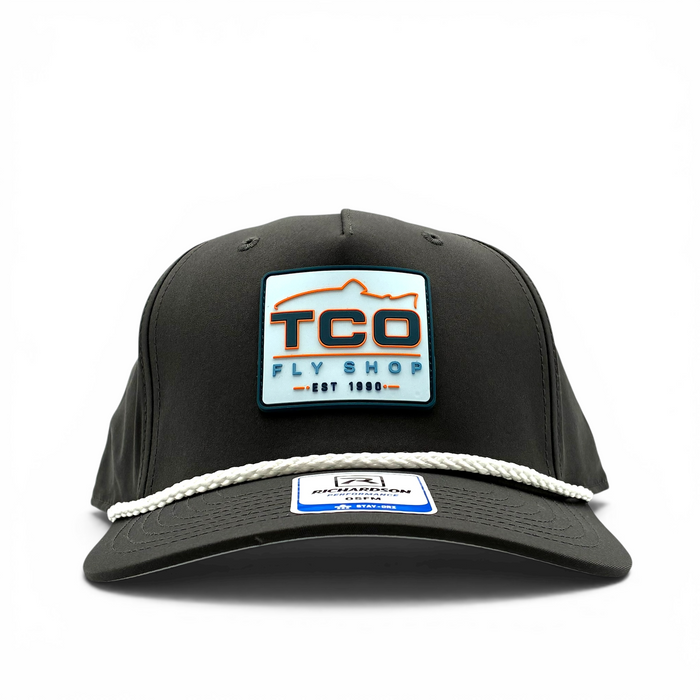 TCO Fly Shop 5 Panel Classic Rope Hat - '26 Fish Logo