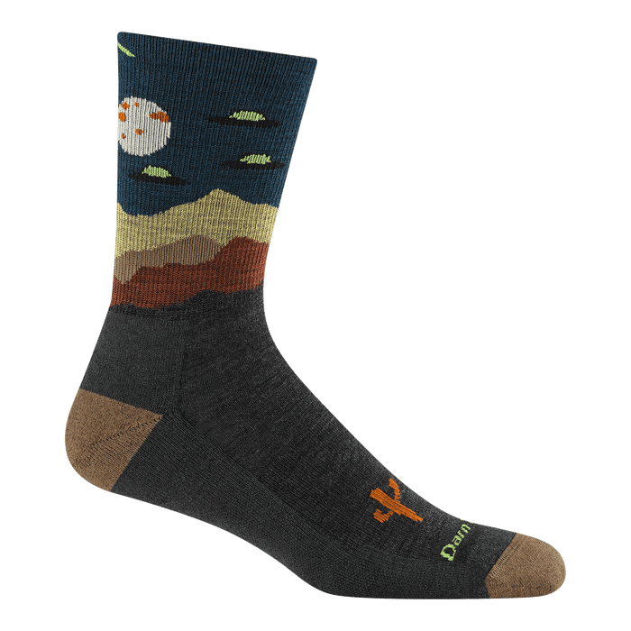 Darn Tough Mens Spaced Out Micro Crew Lightweight Cushion Hiking Socks