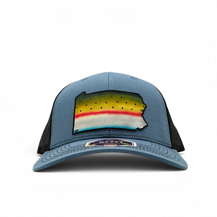 Pennsylvania Custom Painted Steelhead Hat