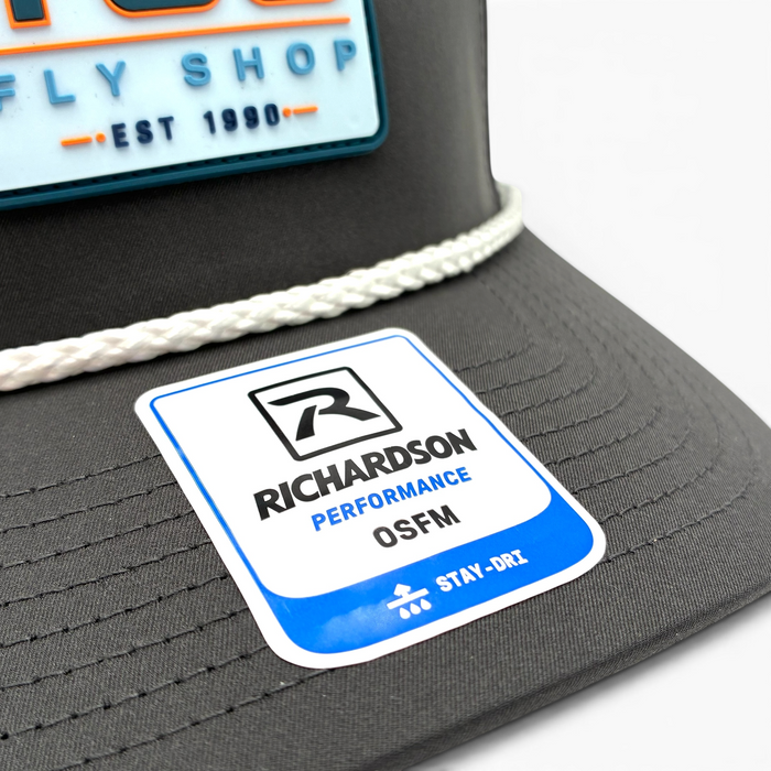 TCO Fly Shop 5 Panel Classic Rope Hat - '26 Fish Logo