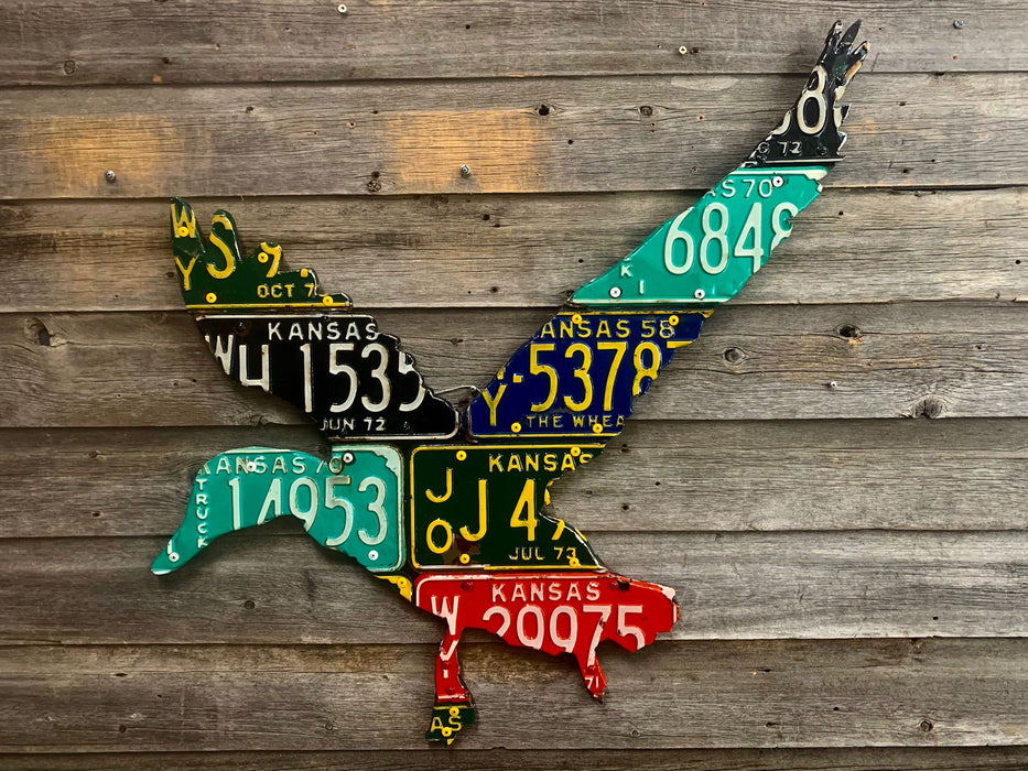 Kansas Duck License Plate Art