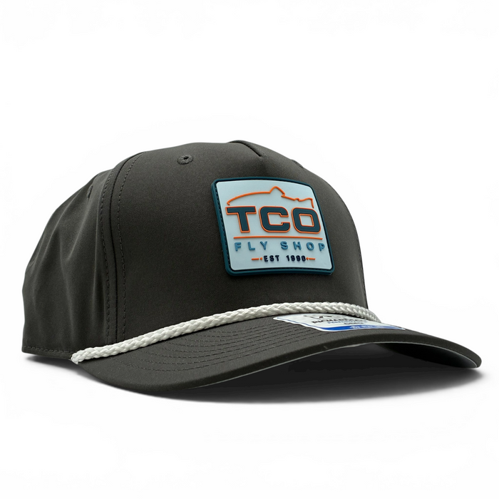 TCO Fly Shop 5 Panel Classic Rope Hat - '26 Fish Logo