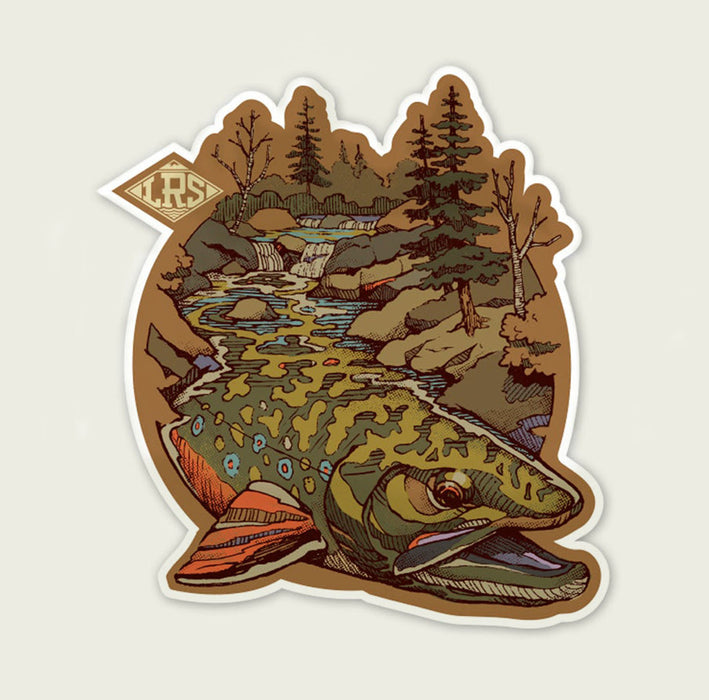 LRS Brook Trout Waters Decal