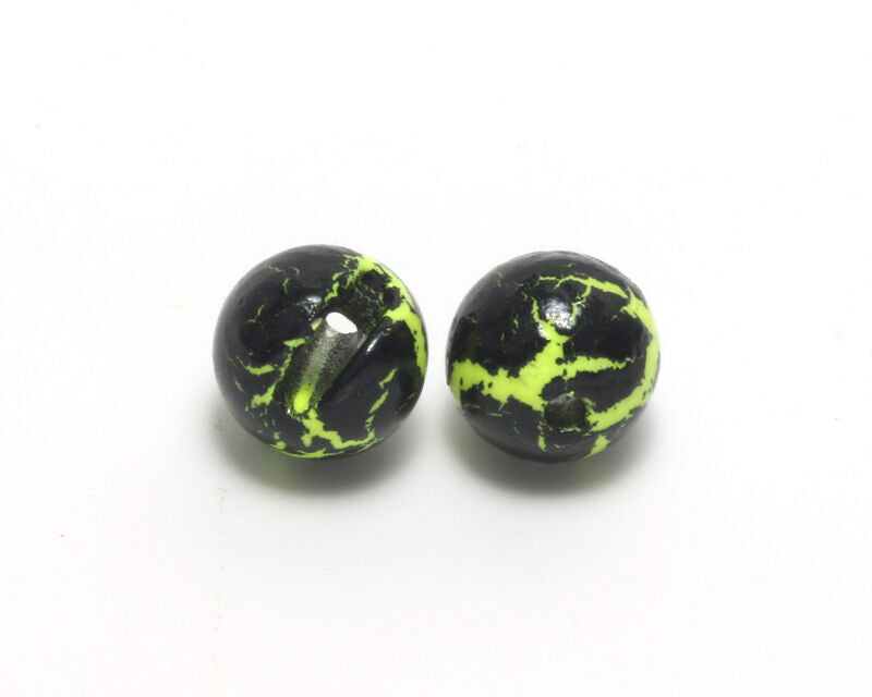 Crackle Slotted Tungsten Beads