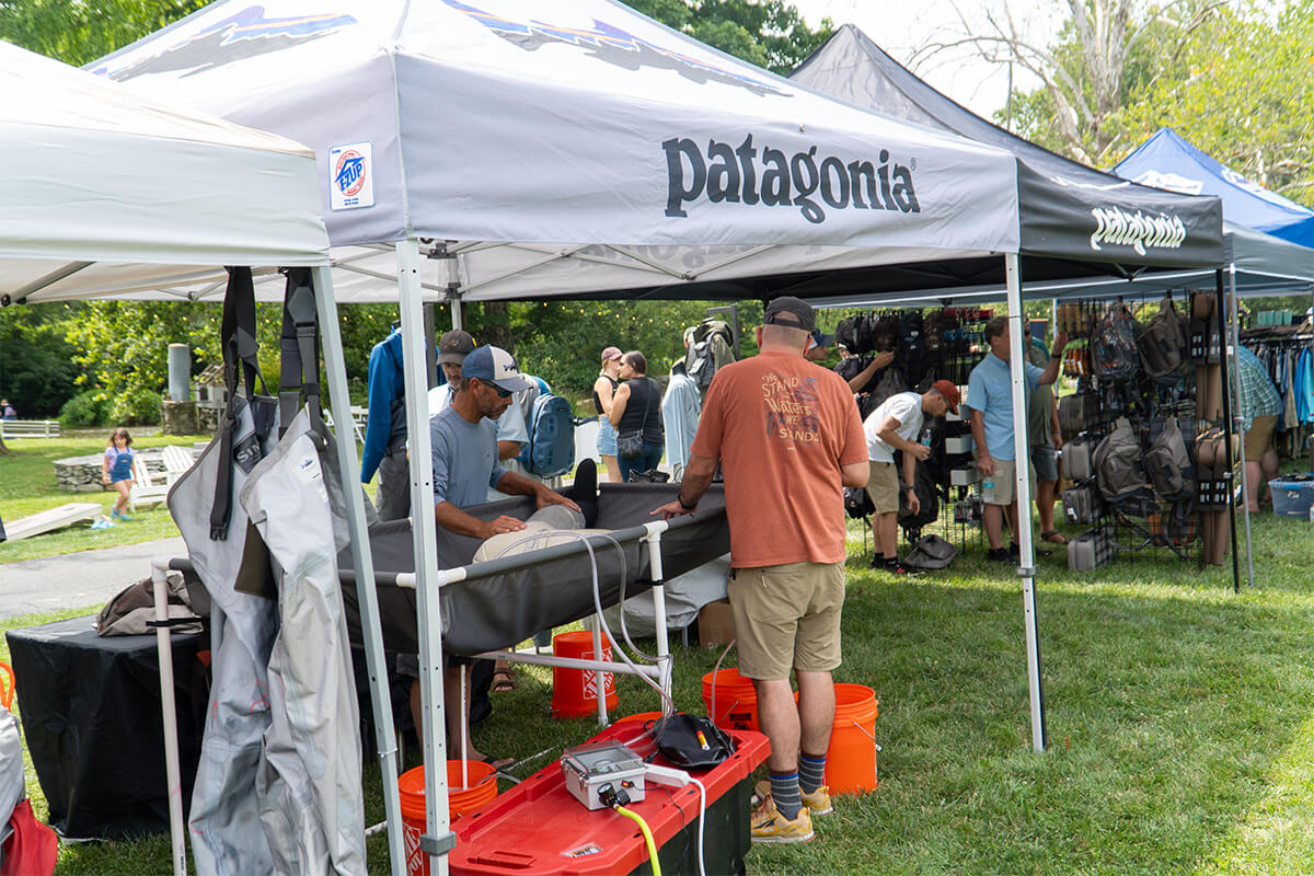 Patagonia's FREE Wader Testing Station