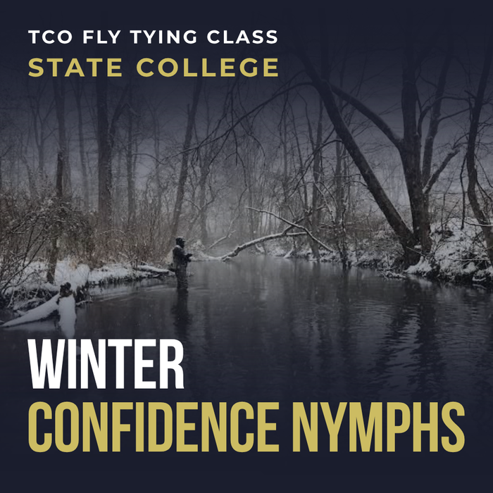 TCO Fly Tying Class: Winter Confidence Nymphs with Treavor Hackenberg in State College