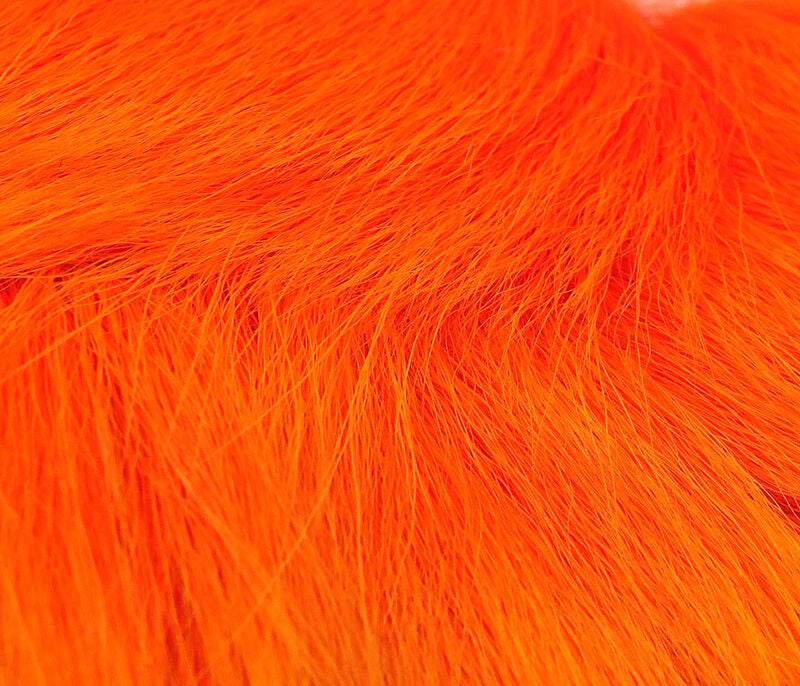 Deer Belly Hair Dyed From White