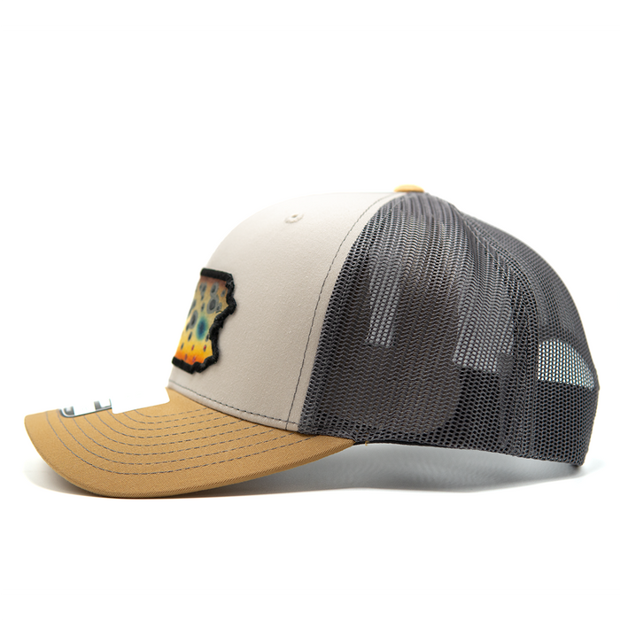 Pennsylvania Custom Painted Brown Trout Hat — TCO Fly Shop