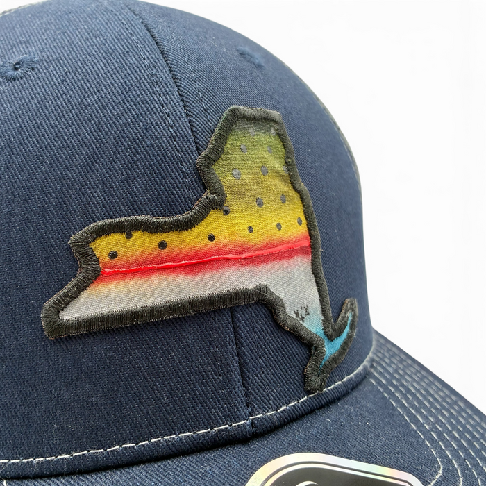 New York Custom Painted Steelhead Hat