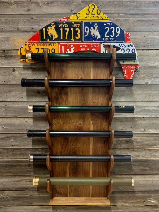 Custom Trout Rod Rack - Walnut — TCO Fly Shop