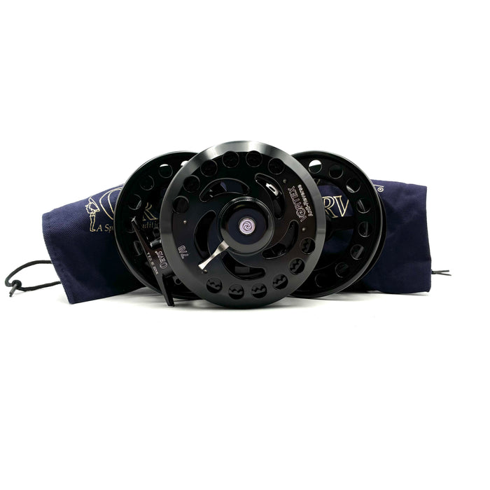 Used Reel - Orvis Vortex 7/8 Anti Reverse w/ 2 Spare Spools - Fly Reel
