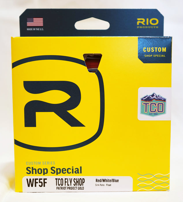 Rio - TCO Fly Shop Patriot Project Fly Line WF4 F