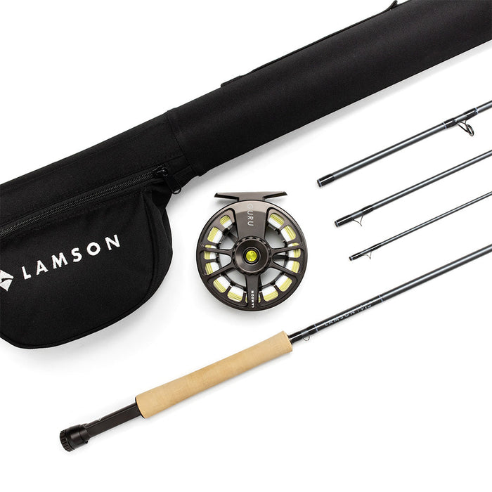 Lamson Guru Fly Rod Reel & Line Outfit 9'0" 4wt. 4pc
