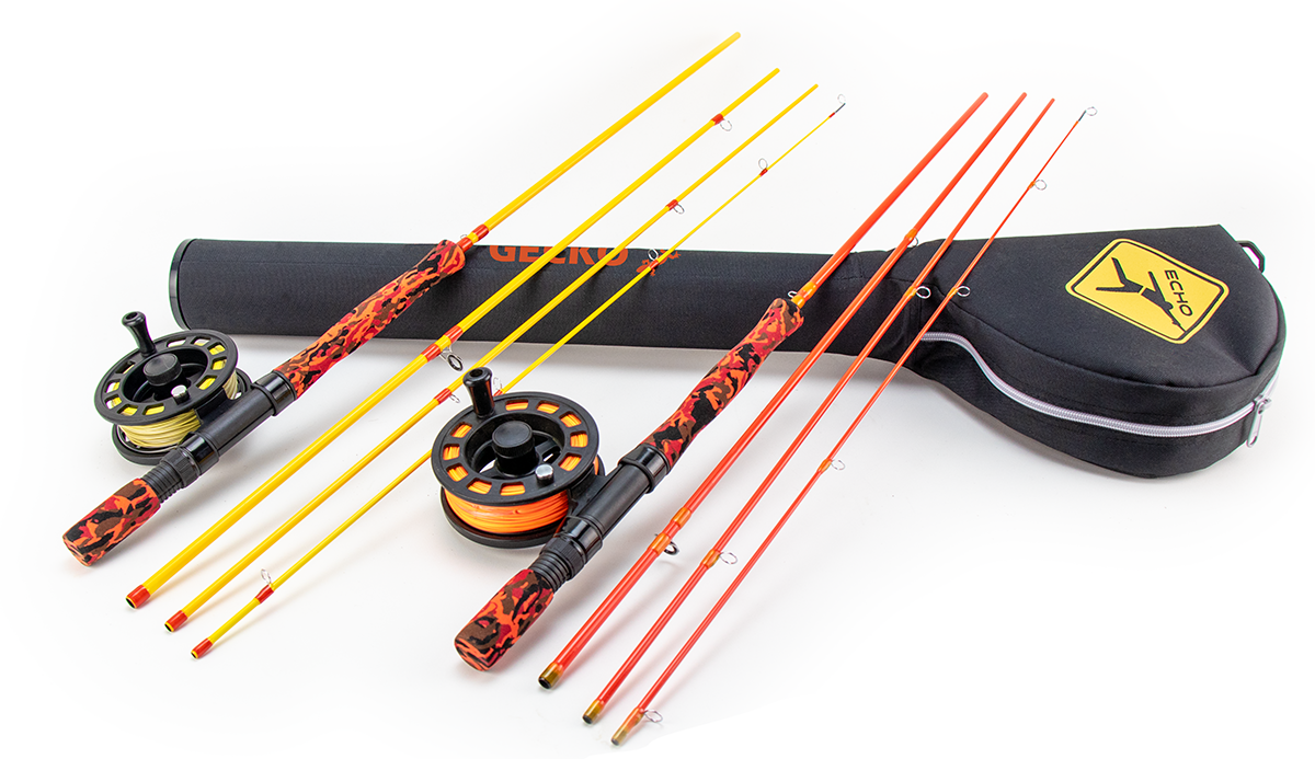 Echo Gecko Youth Trout Kit - 7'9" 5wt 4pc Rod & Reel Outfit