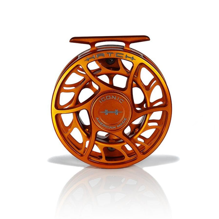 Hatch Campfire Orange Iconic Limited Edition Fly Reel 5 Plus