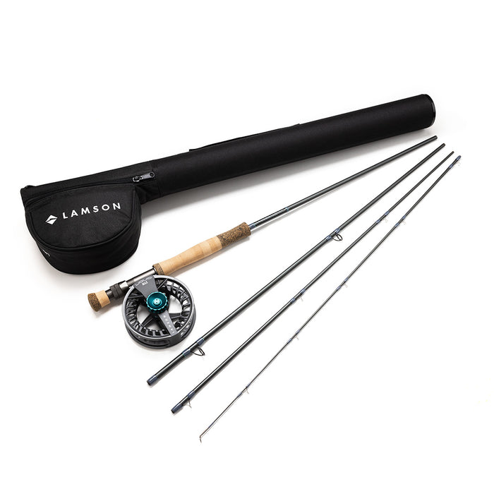 Lamson Liquid Max Fly Rod & Reel Outfit 9ft 8wt 908-4 - No Line
