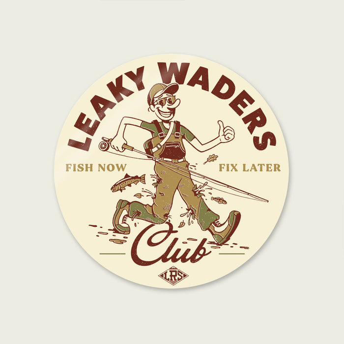 LRS Leaky Waders Club Decal