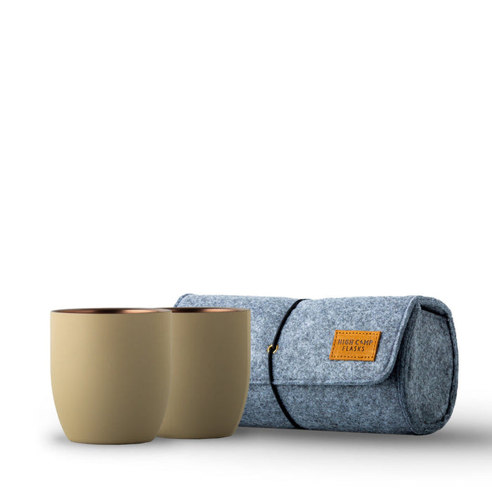 TCO High Camp Parkside Tumbler 2-Pack with Soft Case Mojave Edition