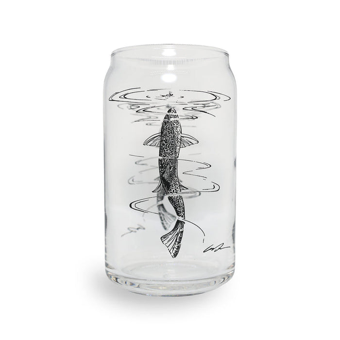 Rep Your Water Rising Brookie Beer Can Glass