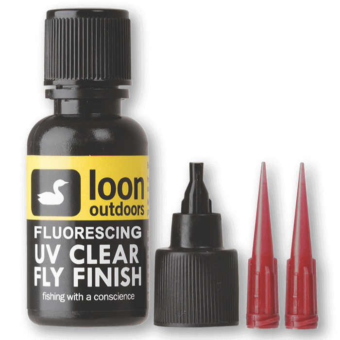 LOON FLUORESCING UV CLEAR FLY FINISH 1/2 oz