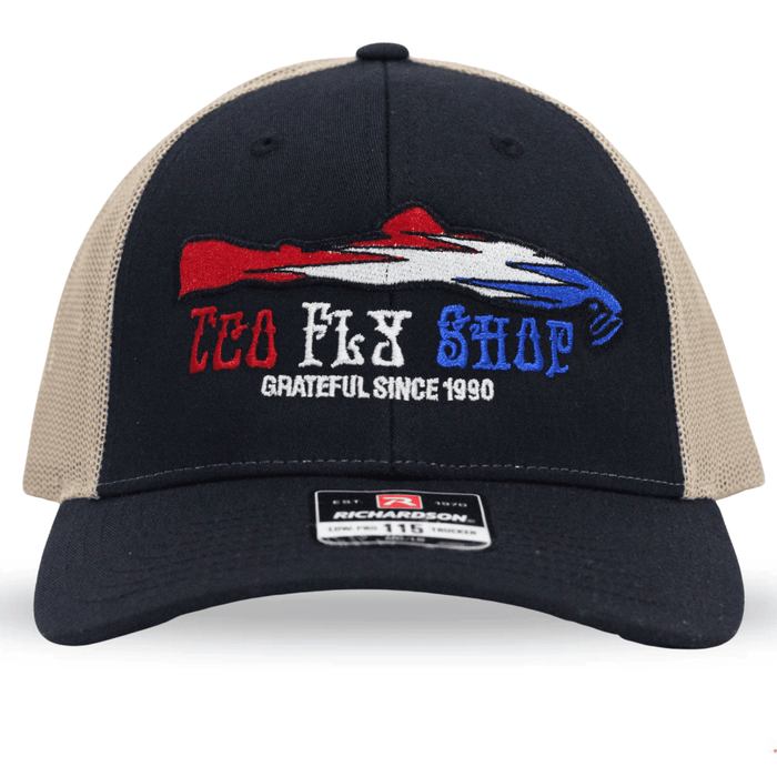 TCO Fly Shop Trucker Hat Steal Your Fish