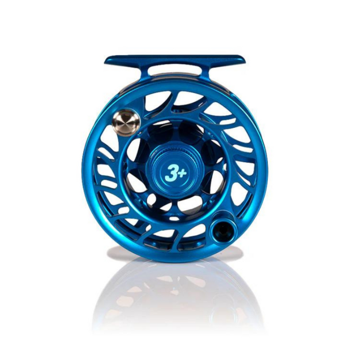 custom painted fly reels Hatch Custom Kaiju Blue Iconic Limited Edition Large Arbor Fly Reel 3 — TCO Fly Shop