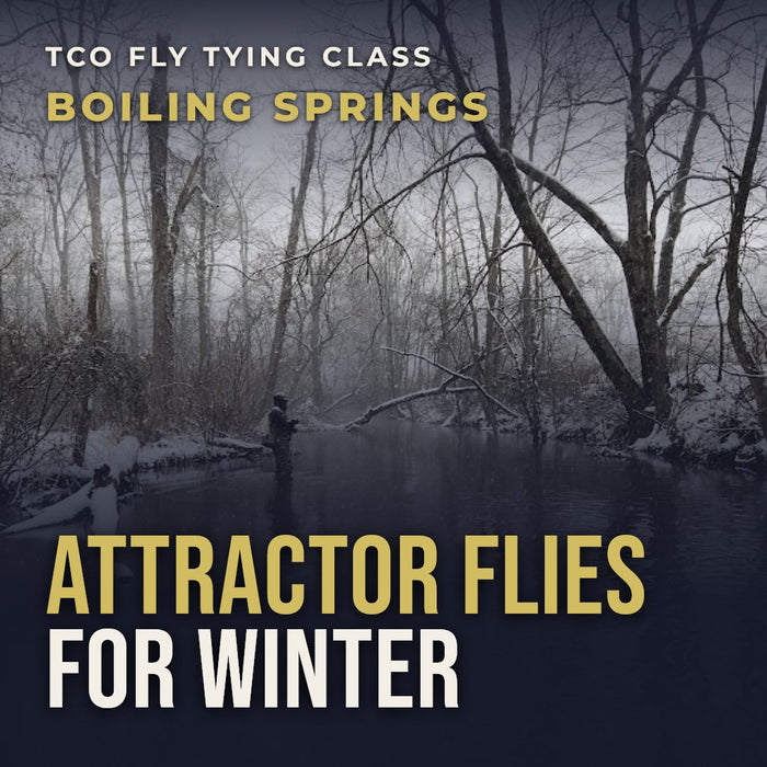 TCO Fly Tying Class: Attractor Style Flies for Winter with Jacob Gilliland