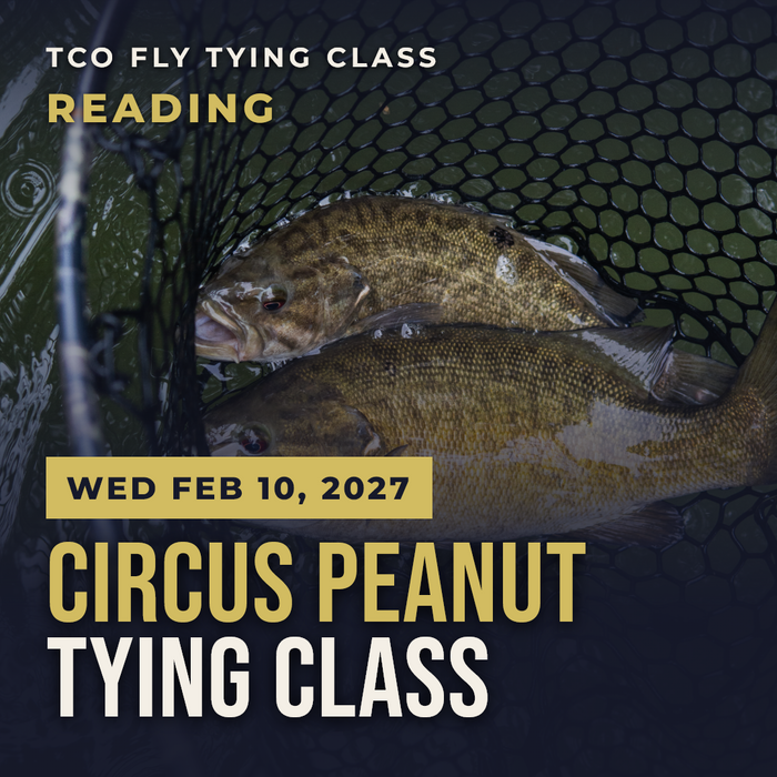 TCO Fly Tying Class Reading – Circus Peanut Tying Class, Wed Feb 10, 2027