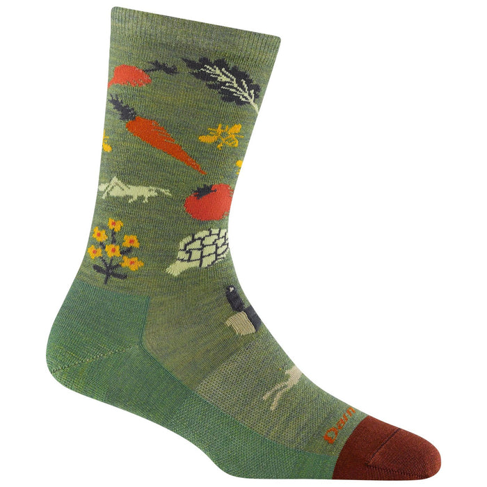 Darn Tough Women's Farmer's Market Crew Lightweight Willow Image 01