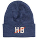 Howler Brothers Big HB Command Beanie Indigo Heather Image 01
