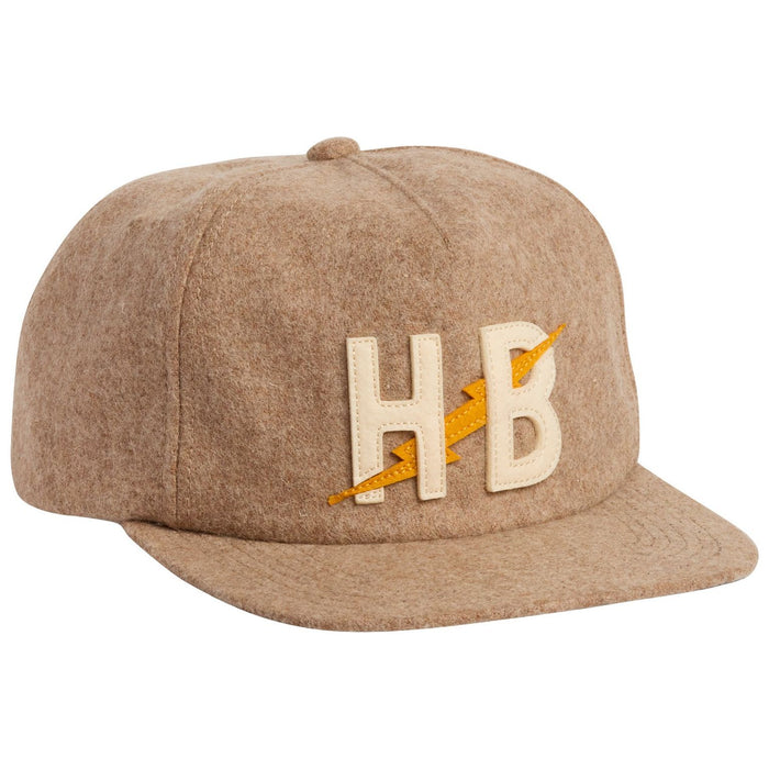 Howler Brothers Big HB Unstructured Snapback Hat Cowhide Image 01