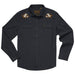 Howler Brothers Crosscut Deluxe Longsleeve Orange Blossoms : Antique Black Image 01