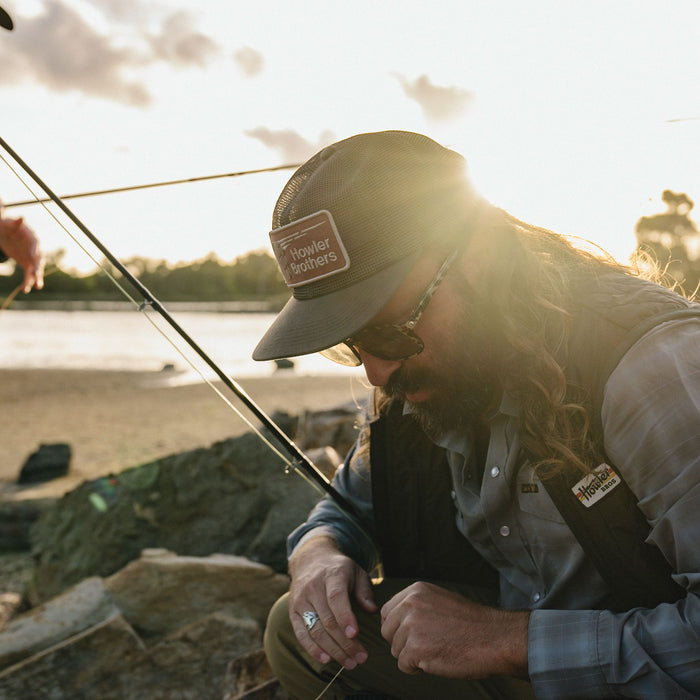Howler Brothers Feedstore Unstructured Snapback Hat Parrot Patrol : Brown Image 04